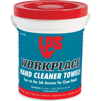 LPS 09200 Workplace Hand Cleaner Towels, 72 Wipes, 10-1/2" x 12-1/4"