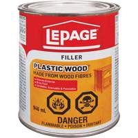 Lepage 1819159 Bouche-trous Plastic Wood, 946 ml