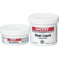 Loctite 235617 Fixmaster&reg; Steel Liquid Adhesive, 486 g, Kit, One-Part, Grey