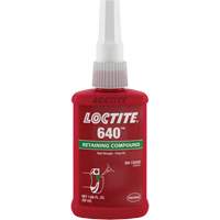 Loctite 135520 Compos&eacute; de retenue 640 r&eacute;sistance moyenne/haute temp&eacute;rature, 50 ml, Bouteille, Vert