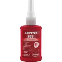 Loctite 1330585 Compos&eacute; de blocage 263 s&eacute;chage rapide, Rouge, &eacute;lev&eacute;, 50 ml, Bouteille
