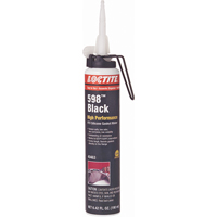 Loctite 743518 Compos&eacute; &agrave; joints de silicone RTV haute performance 598, Cartouche, Noir