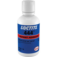 Loctite 228354 444 TAK PAK&reg; Adhesive, Clear, Bottle, 1 lbs.