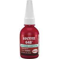 Loctite 1835922 P&acirc;te de rattrapage de jeu  haute r&eacute;sistance &agrave; s&eacute;chage rapide 648, 10 ml, Bouteille, Vert