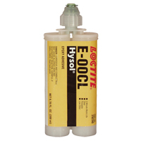 Loctite 237096 E-00CL Structural Adhesives, 200 ml, Dual Cartridge, Two-Part, Clear