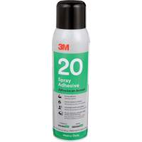 3M 20-20OZ-IND 20 Heavy Duty Spray Adhesive, Clear, Aerosol Can
