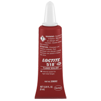 Loctite 2096062 518 Flange Sealant, Tube, Red