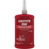 Loctite 232331 Compos&eacute; de blocage 266, Rouge, &eacute;lev&eacute;, 250 ml, Bouteille