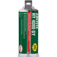 Loctite 2217129 HY 4080 GY Structural Repair Hybrid Adhesive, Two-Part, Dual Cartridge, 50 g, Grey