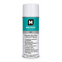  AG451 Molykote 557 Silicone Dry Film Lubricant, Aerosol Can