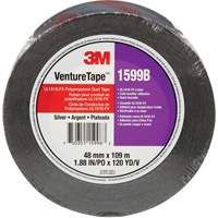 3M 1599B-48X109.7-SIL 1599B Venture Tape Polypropylene Tape, 3 mils, Silver, 48 mm (2") x 109.7 m (359.9')