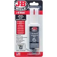 J-B Weld 50165CAN Adhesive, 25 ml, Syringe, Two-Part, Grey