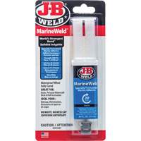 J-B Weld 50172CAN MarineWeld Adhesive, 25 ml, Syringe, Two-Part, White