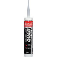 Lepage 1869818 Quad&reg; Max Siding & Window Sealant, 280 ml, Tube, Off-White