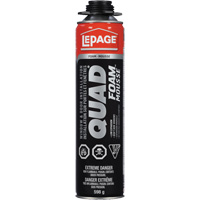 Lepage 1482482 Quad&reg; Foam Window & Door Installation Foam, Aerosol Can, Tan