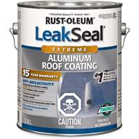 Rust-Oleum 322066 Rev&ecirc;tement de toit en aluminium 15 ans LeakSeal