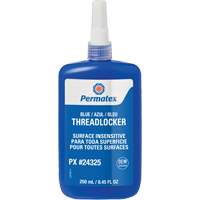 Permatex 24325 Adh&eacute;sif frein-filet pour toute surface, Bleu, &eacute;lev&eacute;, 250 ml, Bouteille