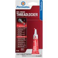 Permatex 26207 Permanent Strength Threadlocker, Red, High, 6 ml, Tube