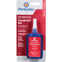 Permatex 27240 Adh&eacute;sif frein-filet pour temp&eacute;ratures &eacute;lev&eacute;es, Rouge, &eacute;lev&eacute;, 36 ml, Bouteille