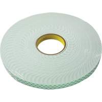 3M 4026-9X33 Ruban double face en mousse d'ur&eacute;thane, 33 m (108') lo x 9,5 mm (3/8") la, 60 mils, Ur&eacute;thane