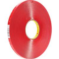 3M 4905-1/4X72 VHB Tape, 66 m (216') L x 6 mm (1/4") W, 23 mils, Acrylic