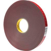 3M 4905-1/4X72 VHB Tape, 66 m (216') L x 6 mm (1/4") W, 23 mils, Acrylic