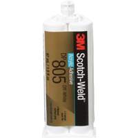 3M DP805-1.64OZ-WHT Scotch-Weld Acrylic Adhesive, Two-Part, Dual Cartridge, 1.6 fl. oz., Yellow