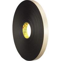 3M 4492B-3/4X72 Ruban double face en mousse, 66 m (216') lo x 18 mm (3/4") la, 31 mils, Poly&eacute;thyl&egrave;ne