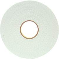 3M 4016-1X36 Double-Coated Urethane Foam Tape, 33 m (108') L x 25.4 mm (1") W, 62.5 mils, Urethane