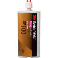 3M DP100-400ML Scotch-Weld Adhesive, 400 ml, Cartridge, Two-Part, Clear