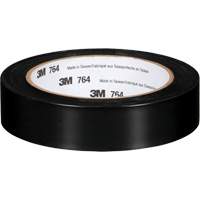 3M 764-1X36-BLK 764 General-Purpose Vinyl Tape, 25.4 mm (1") W x 32.9 m (108') L, 5 mils, Black