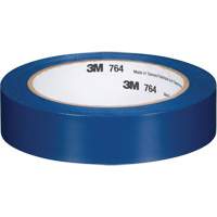 3M 764-1X36-BLU 764 General-Purpose Vinyl Tape, 25.4 mm (1") W x 32.9 m (108') L, 5 mils, Blue