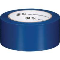3M 764-2X36-BLU Ruban en vinyle pour travaux g&eacute;n&eacute;raux 764, 50,8 mm (2") la x 32,9 m (108') lo, 5 mils, Bleu