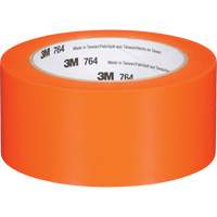 3M 764-2X36-ORG 764 General-Purpose Vinyl Tape, 50.8 mm (2") W x 32.9 m (108') L, 5 mils, Orange