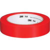 3M 764-1X36-RED 764 General-Purpose Vinyl Tape, 25.4 mm (1") W x 32.9 m (108') L, 5 mils, Red