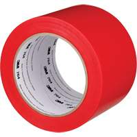 3M 764-3X36-RED Ruban en vinyle pour travaux g&eacute;n&eacute;raux 764, 76 mm (3") la x 32,9 m (108') lo, 5 mils, Rouge