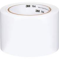 3M 764-3X36-WHT 764 General-Purpose Vinyl Tape, 76 mm (3") W x 32.9 m (108') L, 5 mils, White