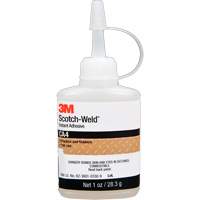 3M CA4-1OZ Scotch-Weld Instant Adhesive CA4, Clear, Bottle, 1 oz.