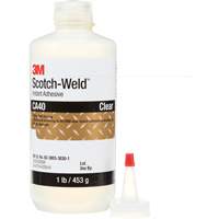 3M CA40-1LB Scotch-Weld Instant Adhesive CA5, Clear, Bottle, 1 lbs.