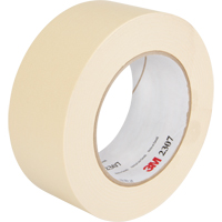 3M 2307-48X55 2307 Masking Tape, 48 mm (2") x 55 m (180'), Tan