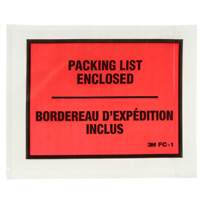 3M FC-1 Packing List Envelope, 5-1/2" L x 4-1/2" W, Endloading Style