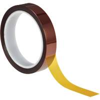 3M 5413-1X36 Polyimide Film Tape 5413, 25.4 mm (1") x 33 m (108'), Brown
