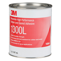 3M 1300L-1QT Rubber & Gasket Adhesive, Can, Yellow