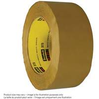 3M 373-72X50-TAN Scotch&reg; Box Sealing Tape 373, Hot Melt Adhesive, 2.5 mils, 72 mm (3") x 50 m (164')
