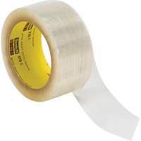 3M 375-48X1500-CLR Scotch&reg; 375 Box Sealing Tape, Hot Melt Adhesive, 3.1 mils, 48 mm (1-22/25") x 1500 m (4921')