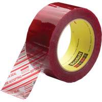 3M 3779-48X100 Scotch&reg; Security Message Box Sealing Tape 3779, Acrylic Adhesive, 1.8 mils, 48 mm (2") x 100 m (328')