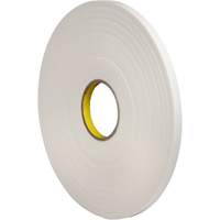 3M 4108-1/2X36 Ruban en mousse, 33 m (108') lo x 12 mm (1/2") la, 64 mils, Ur&eacute;thane