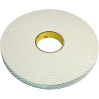 3M 4116-1X36 Foam Tape, 33 m (108') L x 25.4 mm (1") W, 1.5 mils, Urethane