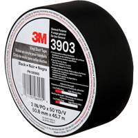 3M 3903-2X50-BLK 3903 Vinyl Duct Tape, 48 mm (2") W x 45 m (148') L, 6.5 mils, Black
