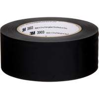 3M 3903-2X50-BLK 3903 Vinyl Duct Tape, 48 mm (2") W x 45 m (148') L, 6.5 mils, Black
